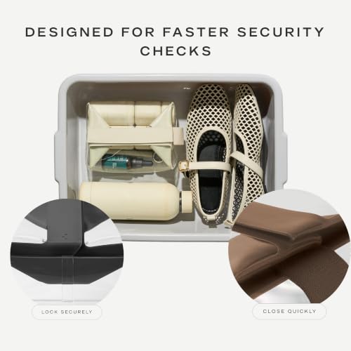 Parcel Clear Travel Kit with Zipperless Magnetic Closure (Cove / Medium)