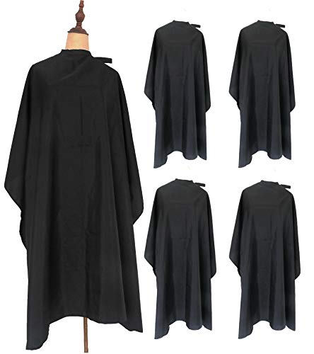 Haircut Cape Black Hair Cutting Salon Barber Capes Waterproof hairdressing for Clients Men Adults