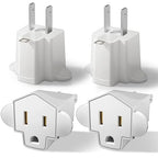 Portable 3 Prong to 2 Prong Outlet Adapter