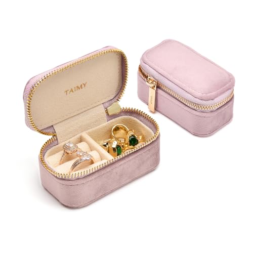 Small Travel Jewelry Case (Mini-Pink / Small Rectangle)