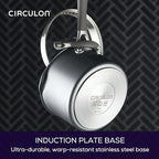 A1 Series Nonstick Straining Sauce Pan with Lid