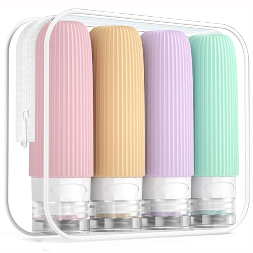Travel Bottles for Toiletries (3 Ounces / Seafoam Green)