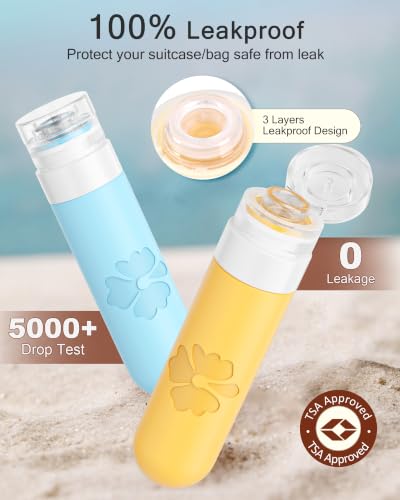 5 Pack Travel Bottles (Multi)
