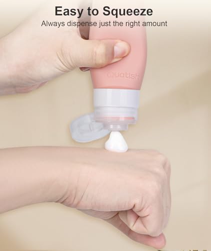 Travel Bottles for Toiletries (Dusty Pink)