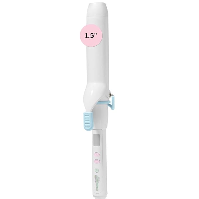 Mane 1.5 Inch Curling Iron - Ceramic Hair Curler for Glossy Large Curls & Soft Waves - Everyday Curling Iron 1 1/2 Inch For All Types & Textures - Nano-Coated Hair Tools for Long-Lasting Hold & Shine