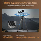 75" Carbon Fiber Tripod