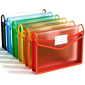 6 Pack Plastic File Folder (6 Pack Black+blue+green+yellow+orange+red)