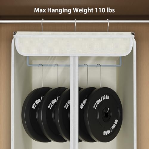 Garment Bags for Hanging Clothes (Beige / 40")