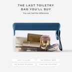 Parcel Clear Travel Kit with Zipperless Magnetic Closure (Cove / Small)