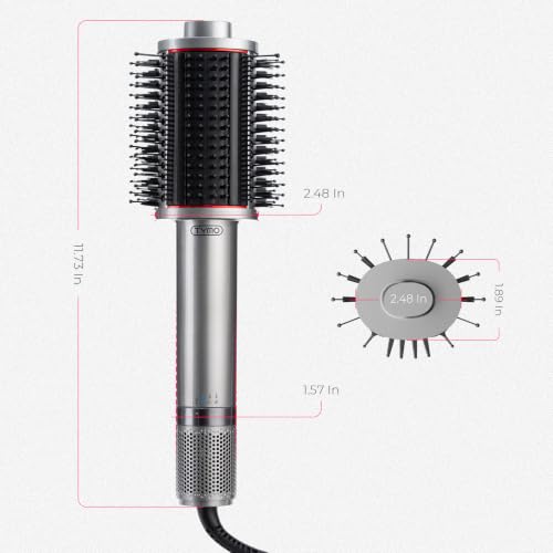 4.0 Hair Blow Dryer Brush (Metal Grey)