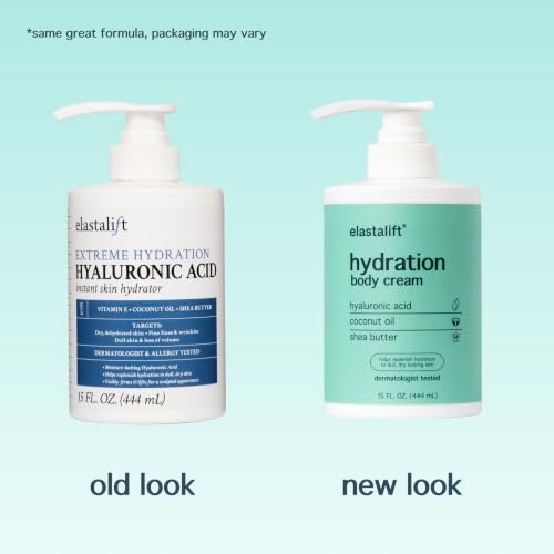 Hyaluronic Acid Moisturizer Body Lotion (15 Fl Oz (Pack of 1) / Hyaluronic Acid Hydration Cream)