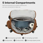 Travel Backpack for Women Men (Brown / 18 Inch)