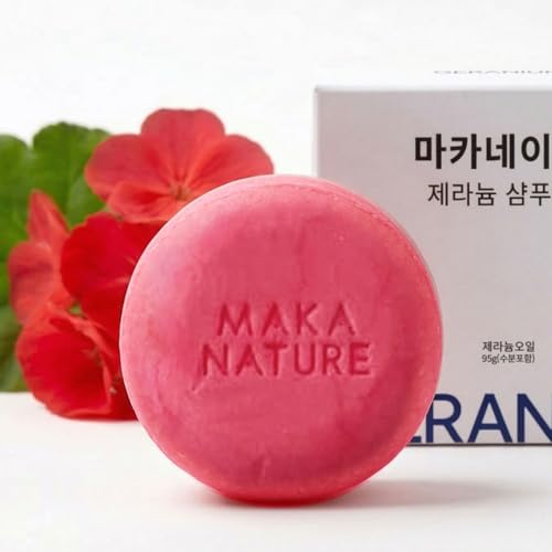 Maka Nature Geranium Shampoo Bar for Dry