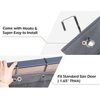2 Packs Over The Door Hanging Closet Shoes Holder Organizer Shoe Storage Shoe Rack with 6 Pockets