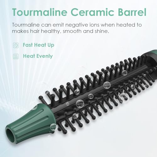 Mini Barrel Thermal Brush for Short Hair 0.35 Inch Curling Brush (0.35 Inch Barrel)