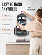 Hanging Travel Toiletry Bag (Shadow Gray)