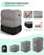 Inflatable Foot Rest Pillow