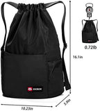 ZOORON Waterproof Drawstring Gym Backpack Bag - Image 8