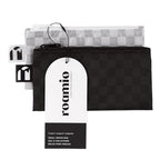 Roamio Reusable Snack Bags (C1 Black Check & Off White-Sm)