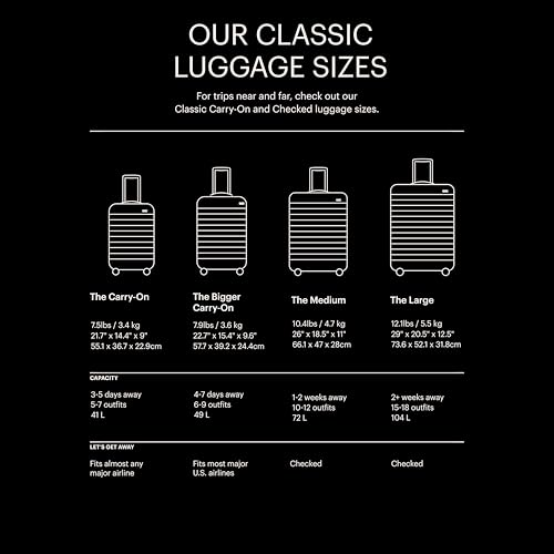 Large Checked Luggage (Navy Blue)
