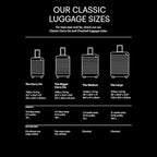 Large Checked Luggage (Navy Blue)