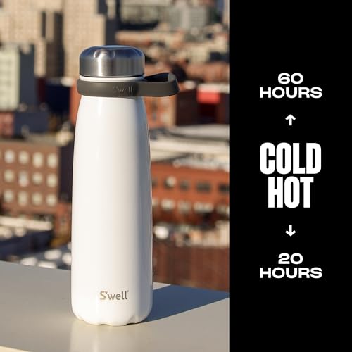 Stainless Steel Traveler With Handle (40 Ounces / Angel Food)