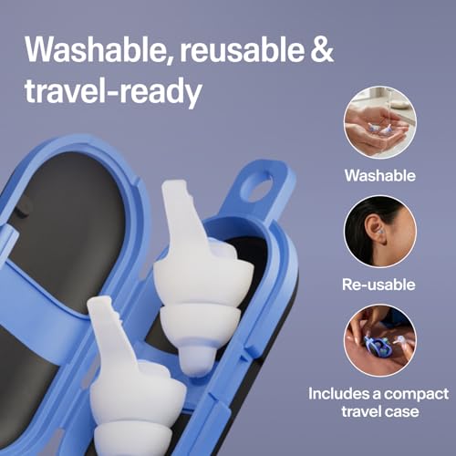 Alpine SleepDeep Reusable Earplugs for Sleeping (S)
