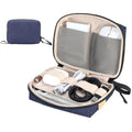 Small Electronics Organizer Travel Case (Blue)