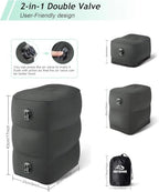 Inflatable Travel Foot Rest Pillow