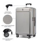 Platinum Elite Hardside Checked Luggage (Checked- Large 28-Inch / Metallic Sand)