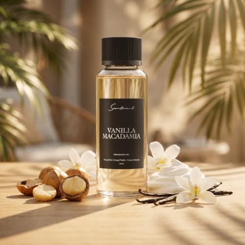 Vanilla Macadamia Diffuser Oil (4.06 Fl Oz (Pack of 1))