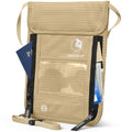Travel Neck Wallet (One Size / Beige)
