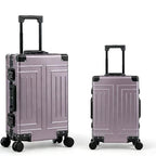 All Aluminum Magnesium Carry On Luggage (grey / 20 inch + 26 inch)