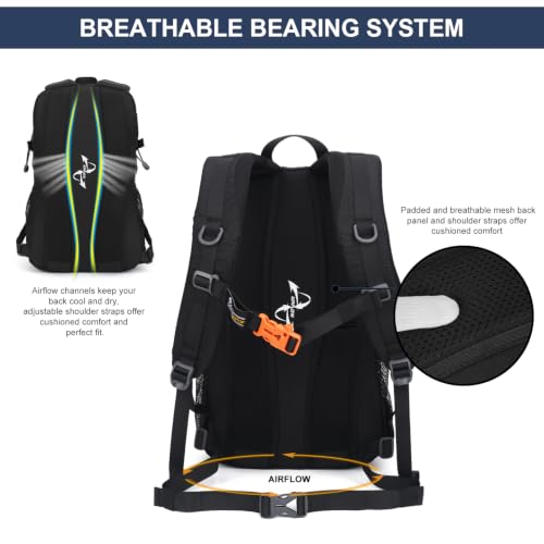 20L Hiking Backpack (Black&blue-20l / 20L)