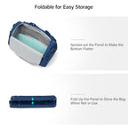 Small Underseat Carry On Luggage Bags for Travel with 10 Pockets (Blue / Underseat Carry-On)