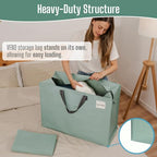 Heavy Duty Moving Bags (Light Green / 27 Gallon-4 Pack)
