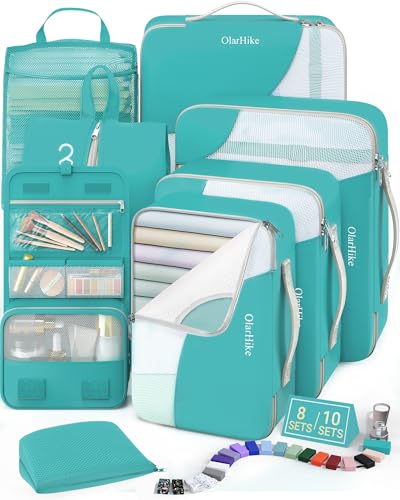 Packing Cubes for Travel (16 Turquoise)