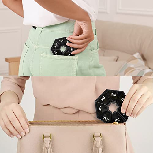 Weekly Pill Organizer (Black)