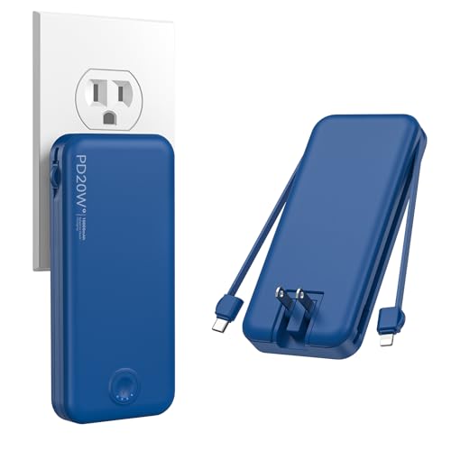 Portable Charger 10000mAh Fast Charging w (Navy)