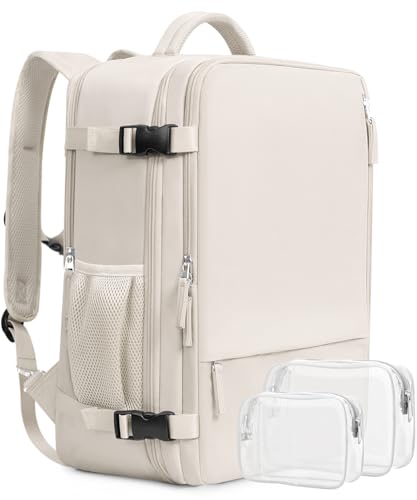 Travel Backpack Airline Approved (Beige / Large)