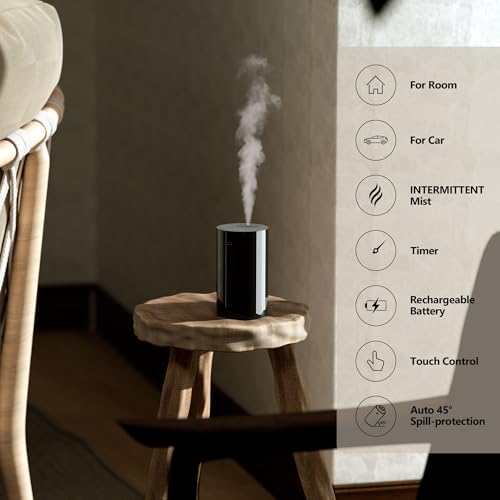 AN8 Waterless Diffuser for Essential Oil for Home (White4)