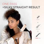 Ring Hair Straightener Brush (Peach Fuzz)