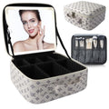 Makeup Bag with Led Mirror (White-1 / with LED mirror)