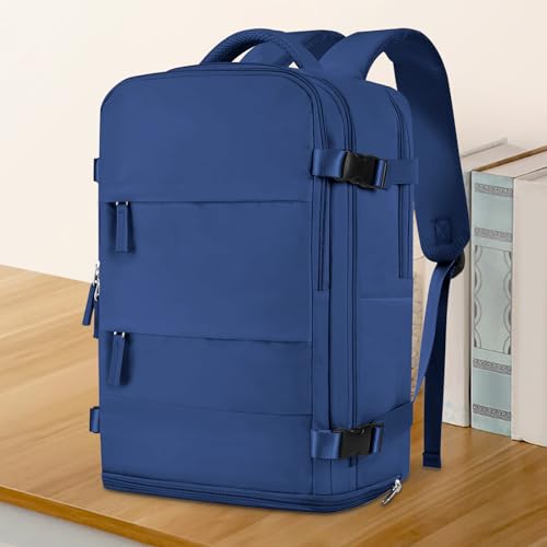Travel Backpack for Women Men (25l / Royal Blue)
