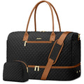Travel Weekender Duffle Bags for Women (31-Black Brown / X-Large)