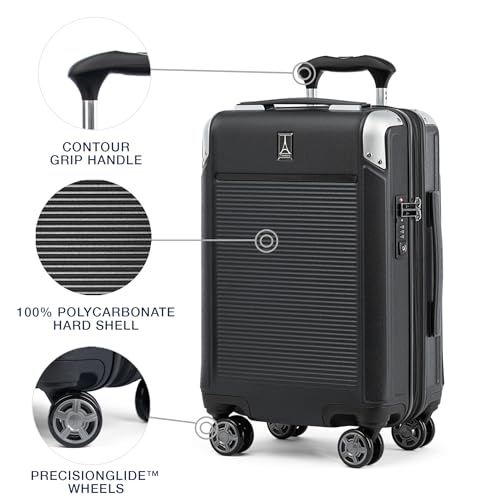 Platinum Elite Hardside Carry (Compact Carry-On 20-Inch / Shadow Black)
