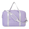 Small Carry On Bag For Spirit Airlines Personal Item Bag 18x14x8 Foldable Travel Duffel Bag Underseat Carry on Luggage for Women and Men 25L (Purple / 25L)
