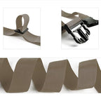 80In Luggage Straps for Suitcase Travel Long Belt Accessories (2Pcs Brown / 80 In Fix)