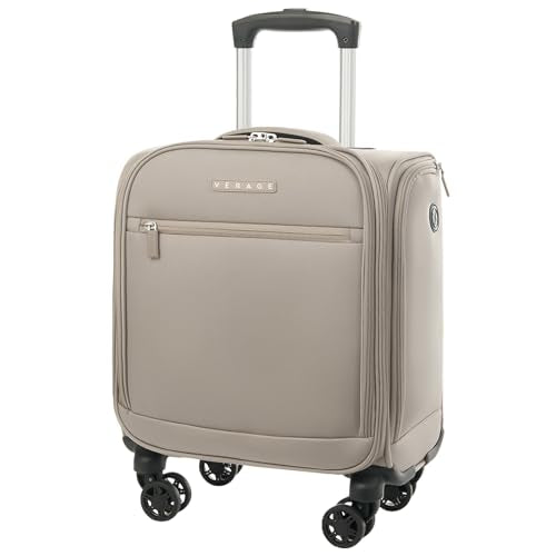 Underseat Carry On Luggage with Wheels (Pebble Grey / Basic Underseat)