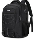 Black Backpack for Men Women (D6-black / 18.4 Inch)
